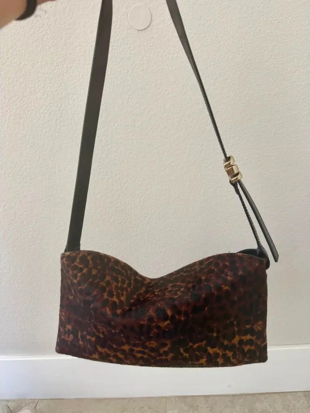 Madewell The Date Night Shoulder Bag in Leopard NWOT NEW WITHOUT TAGS